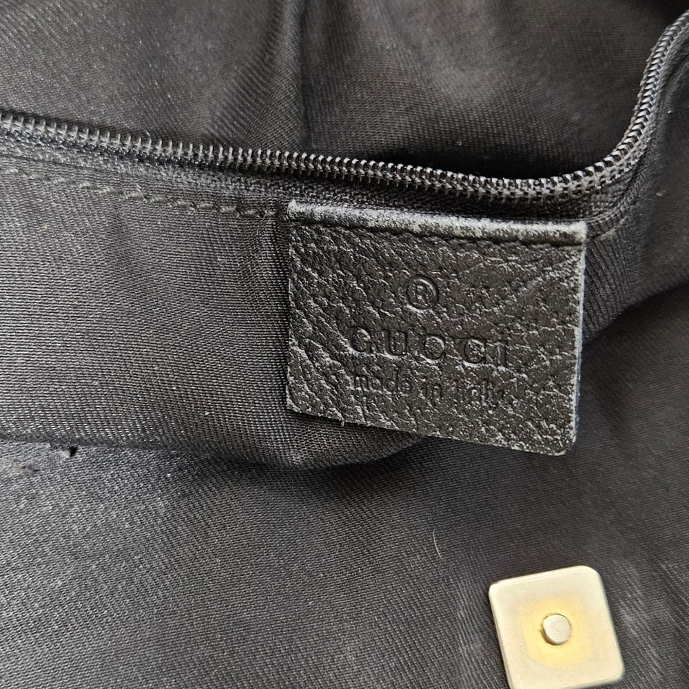 Vtg Gucci Abbey D ring GG monogram canvas tote Career Classic Travel No Bundles - Picture 6 of 14